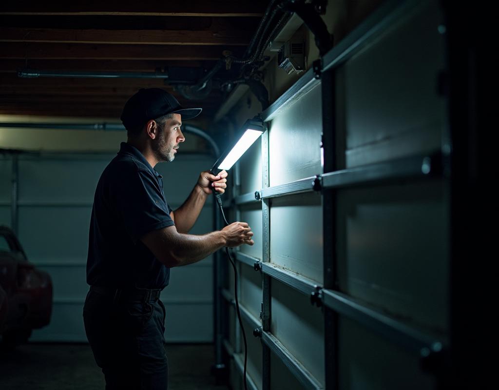 Emergency garage door repair service